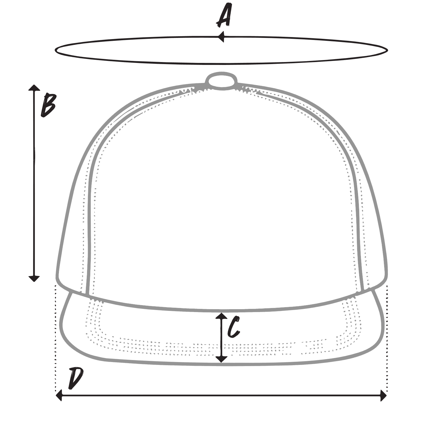 Description for the size chart.
