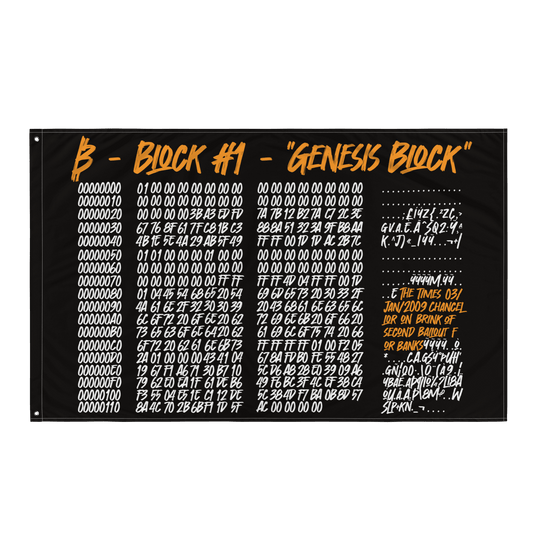Genesis Block | Bitcoin Flag