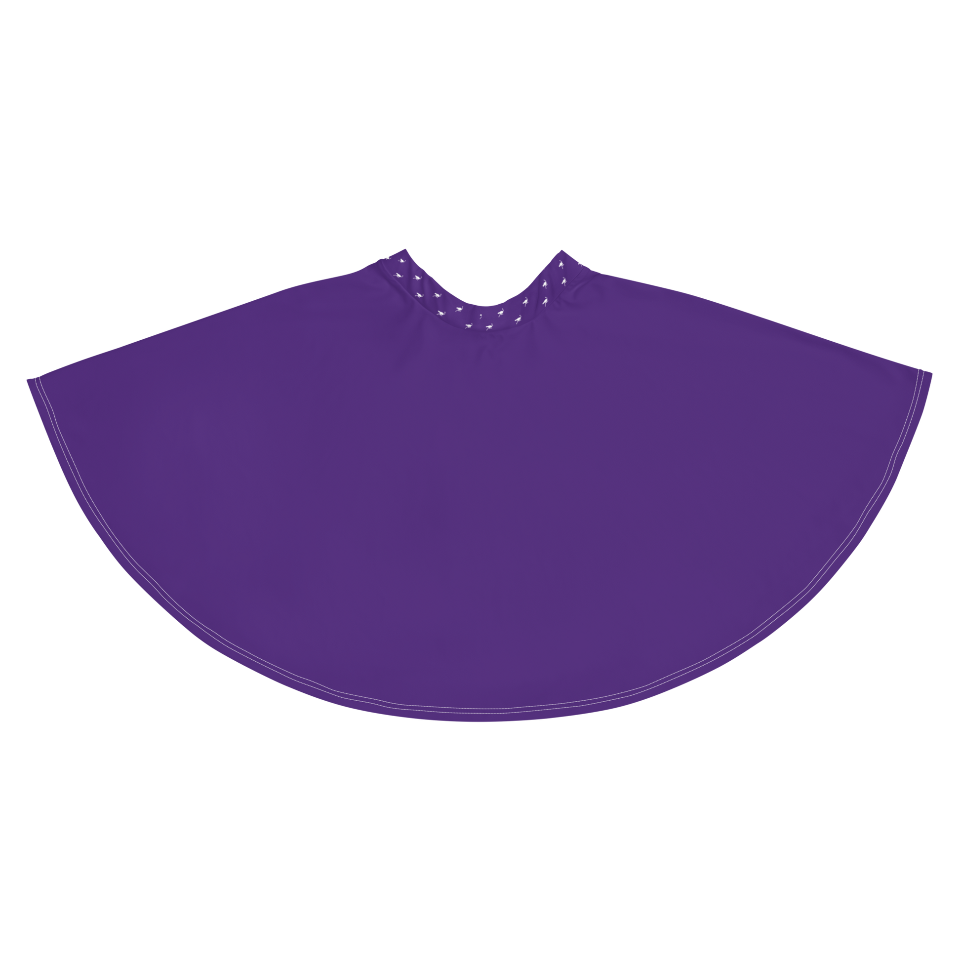 Back view of a purple nostr skirt.