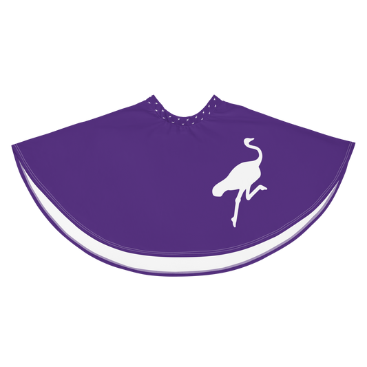 Front view of a purple nostr skirt.