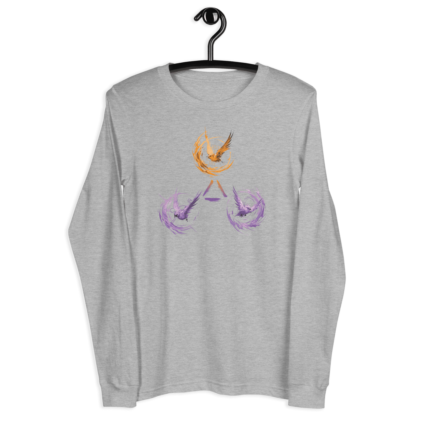 Trinity of Freedom Unisex Langarm T-Shirt