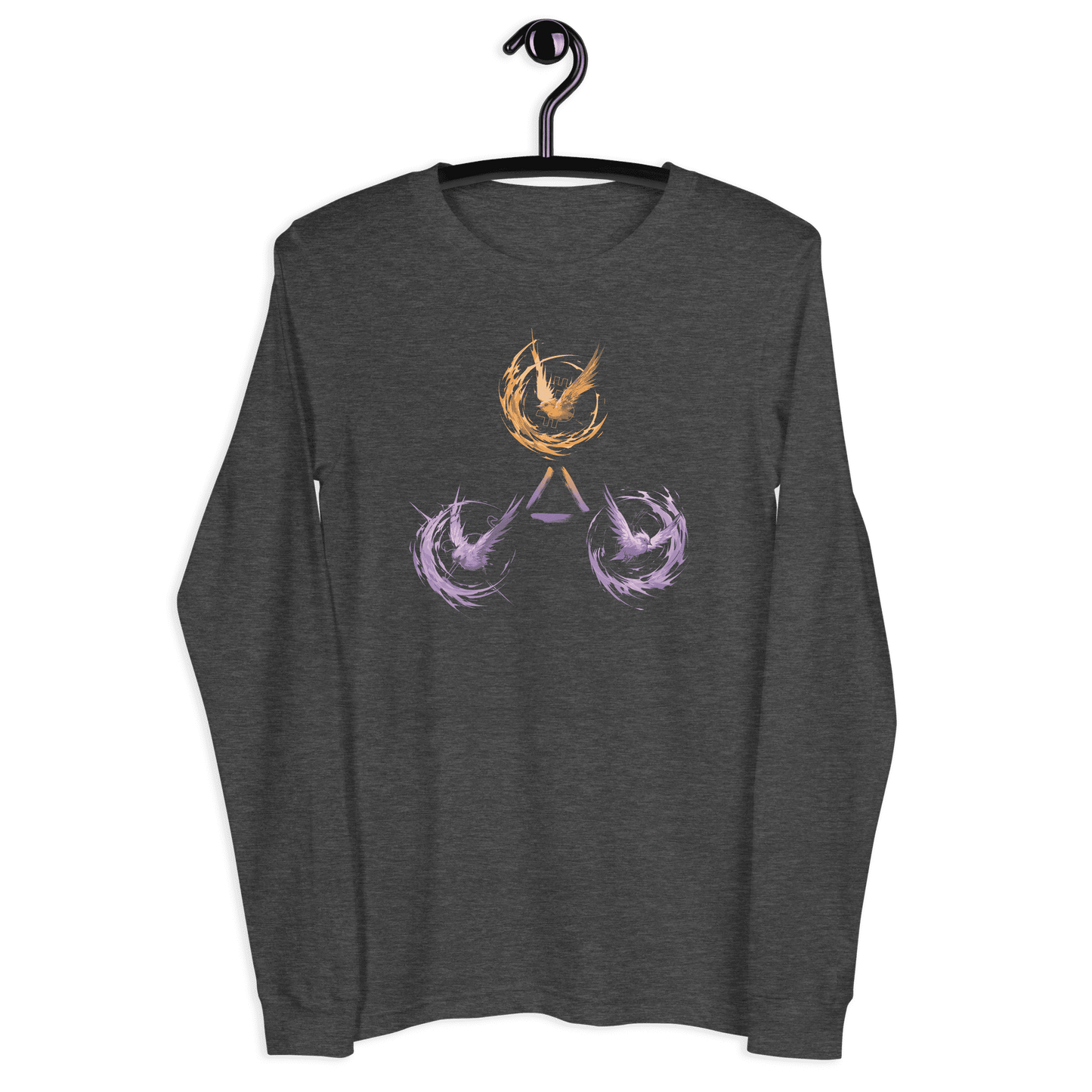 Trinity of Freedom Unisex Langarm T-Shirt