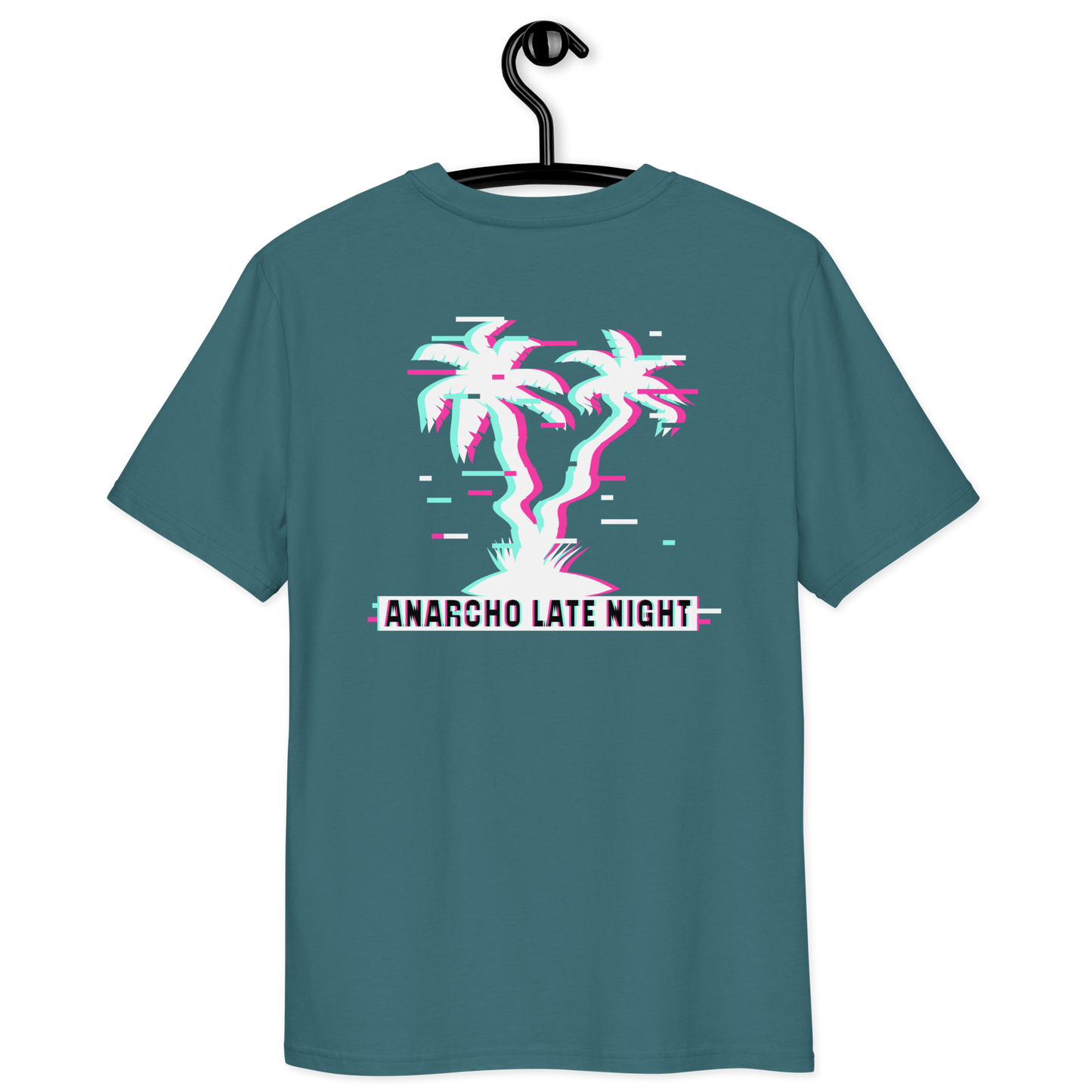 Back view of a stargazer colored aln t-shirt.