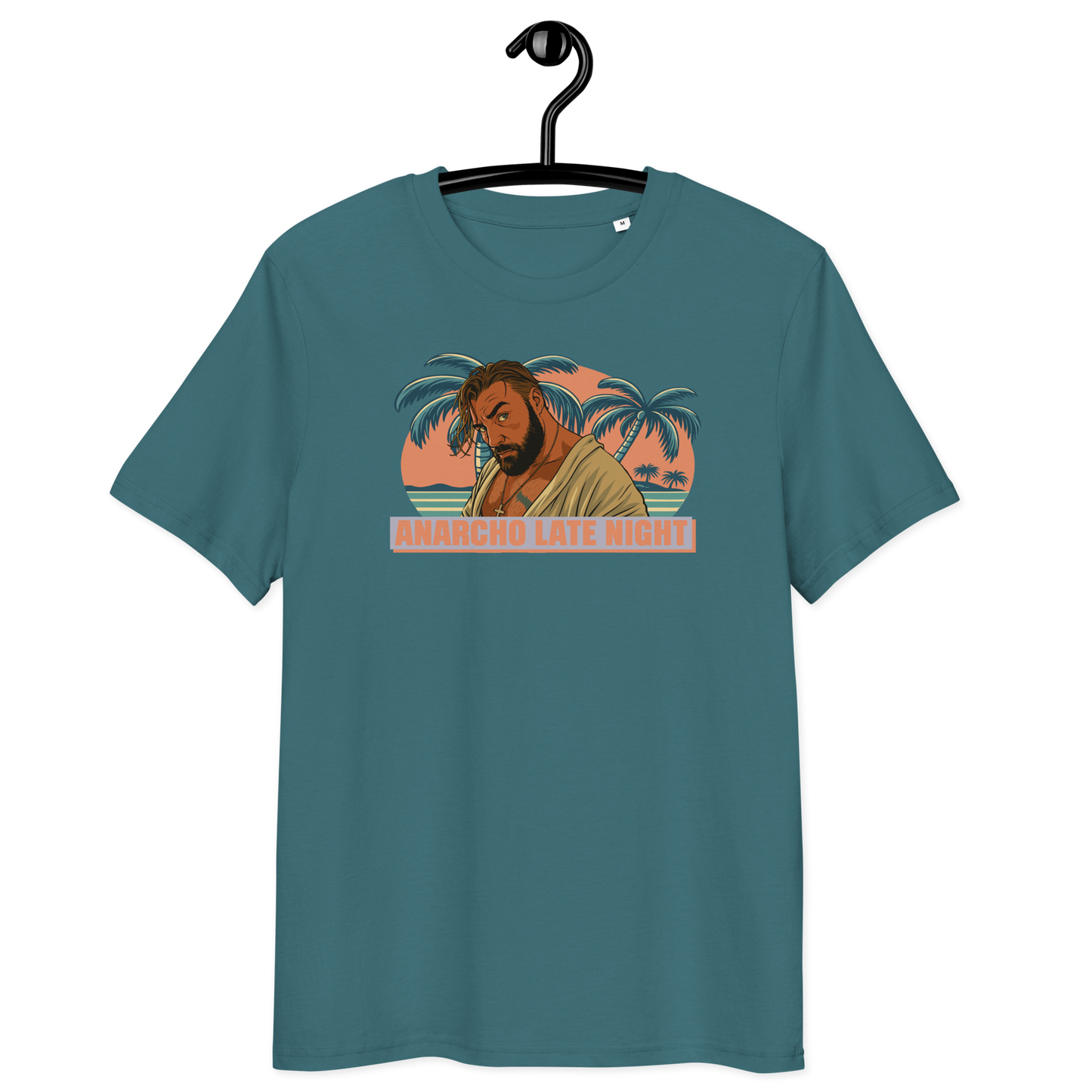 Front view of a stargazer colored aln t-shirt.