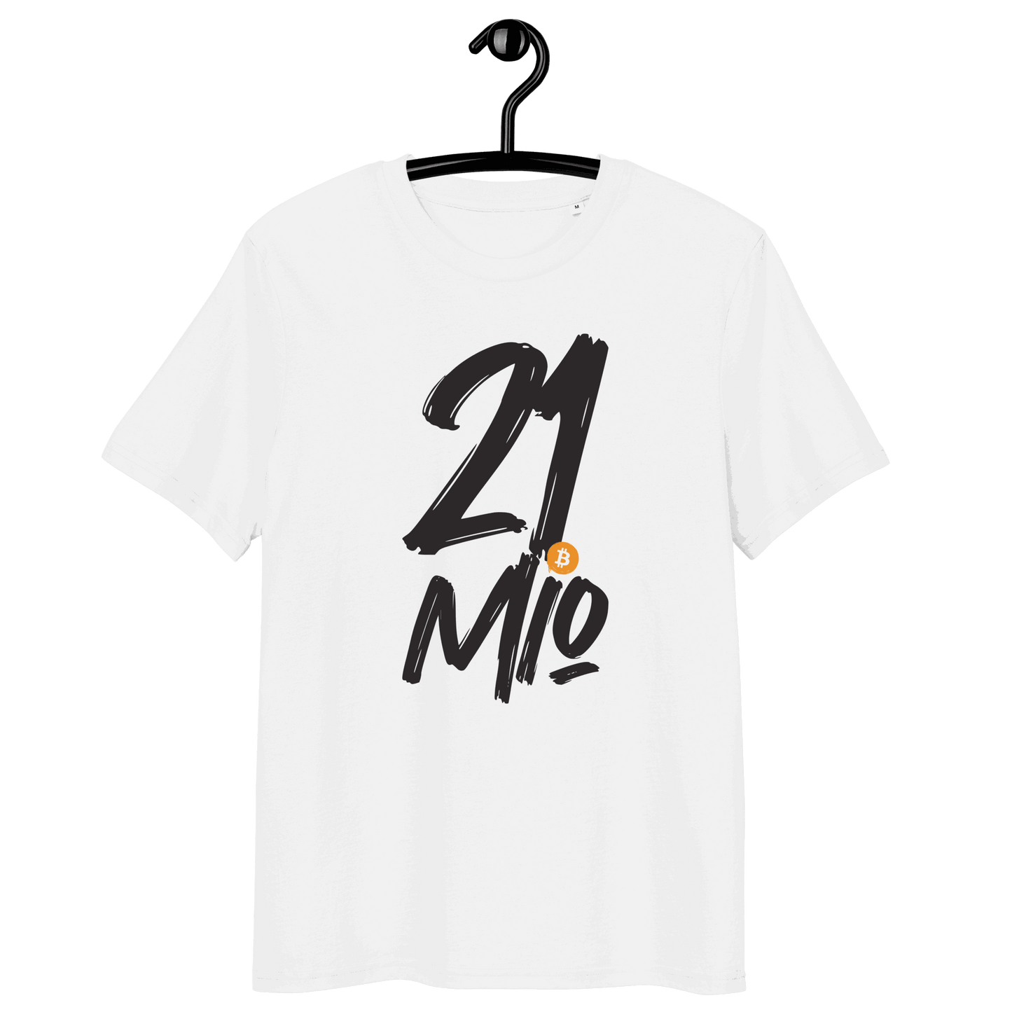 21 Million Bitcoin T-shirt made from certified organic cotton with eco-friendly certifications