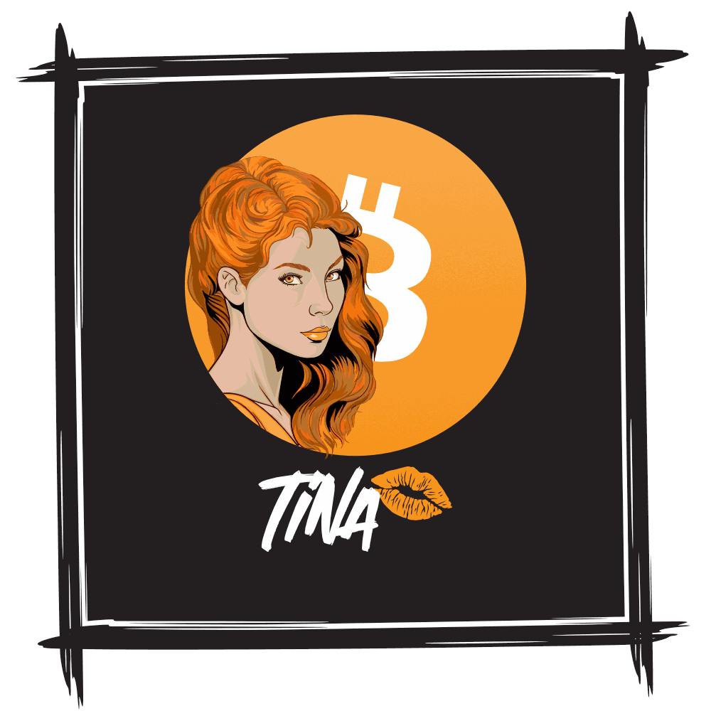 TINA - Bitcoin Merchandise Kollektion