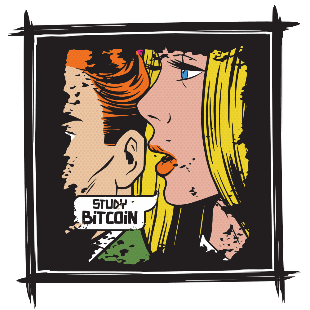 Comic-Studie Bitcoin