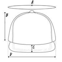 Black Bitcoin B snapback hat with flat visor and grey under visor