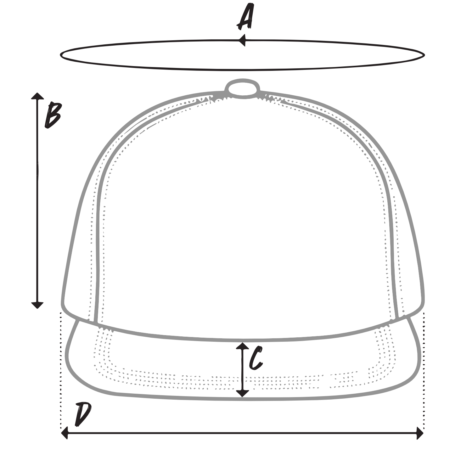 Description for the size chart.