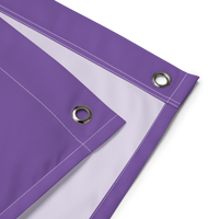 Nostrich nostr flag, close-up of the eyelets.