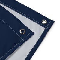 Zeus Supporter bitcoin flag, close-up of the eyelets.