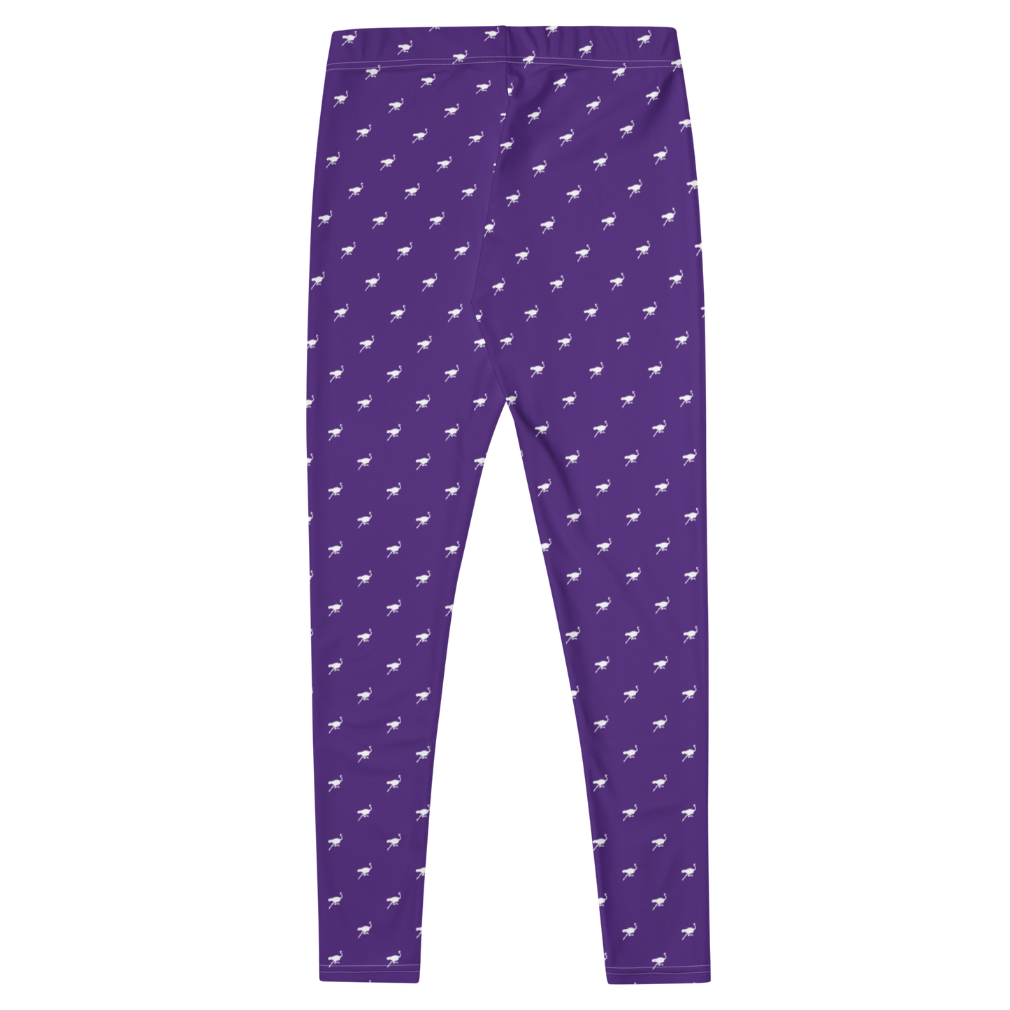 Back view of purple nostr leggings.