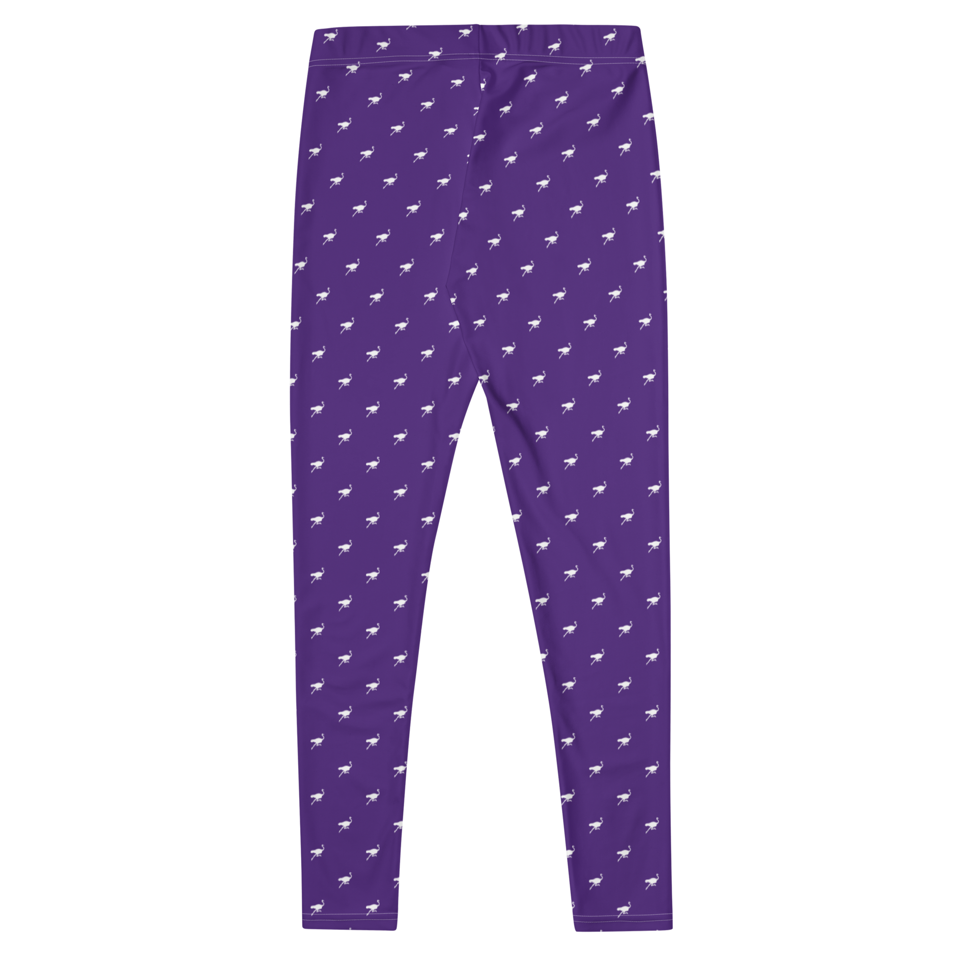 Back view of purple nostr leggings.