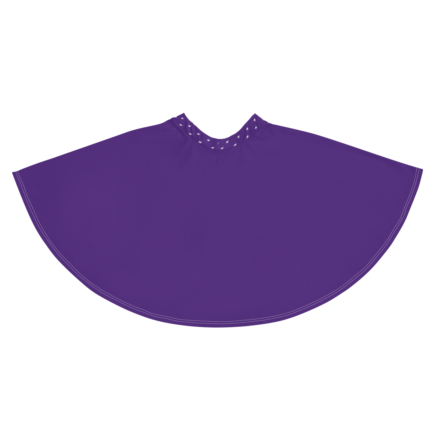 Back view of a purple nostr skirt.