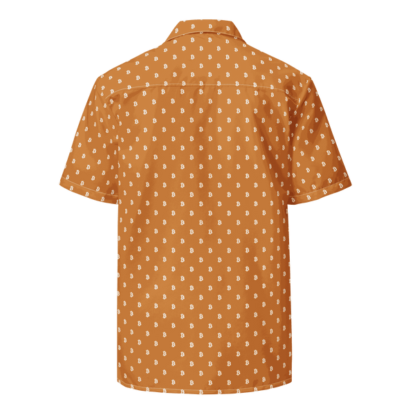 OEKO-TEX and GRS certification logos for Bitcoin Button Shirt