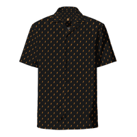 Rebel B Bitcoin button shirt with OEKO-TEX and GRS certification logos