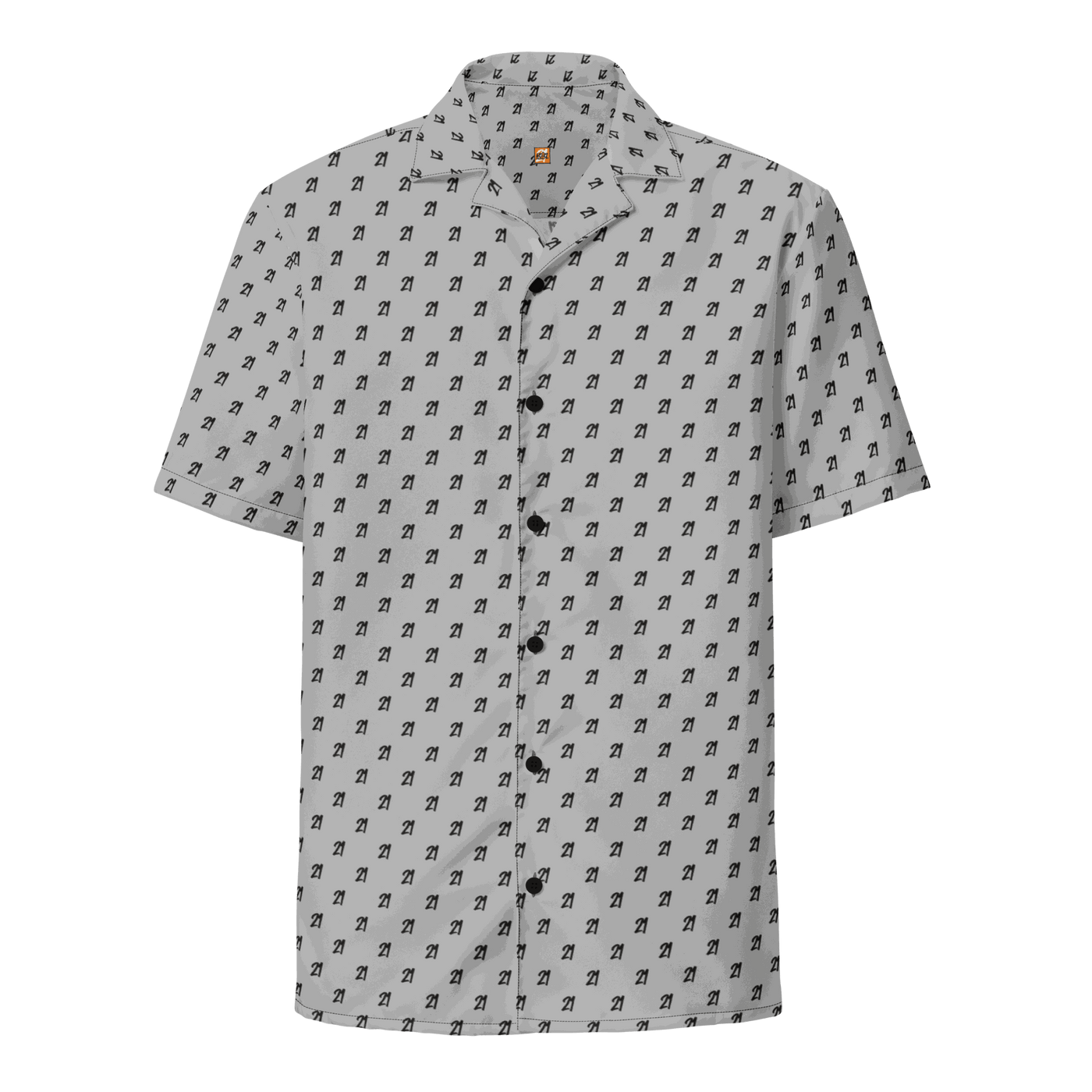 21 Million capped bitcoin button shirt with OEKO-TEX and GRS certifications