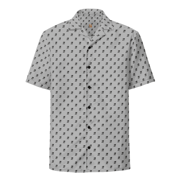 21 Million capped bitcoin button shirt with OEKO-TEX and GRS certifications