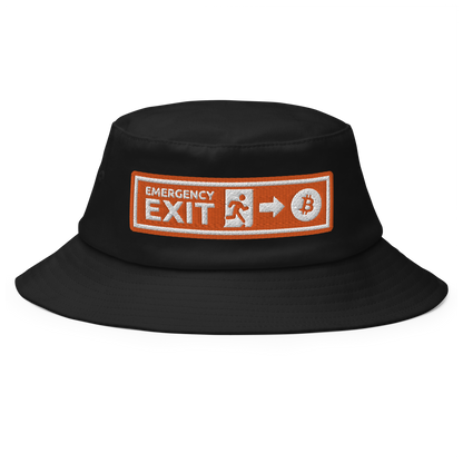 Emergency Exit Old School Bucket Hat