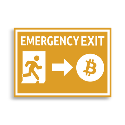 Emergency Exit Poster