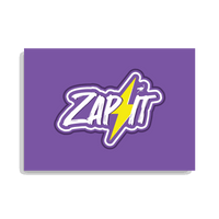 Nostr poster showing "Zap it" design for bitcoin appreciation on matte paper