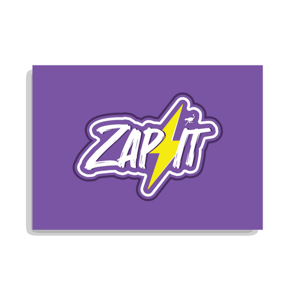 Nostr poster showing "Zap it" design for bitcoin appreciation on matte paper