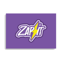 Nostr poster promoting zapping feature with vibrant design on thick matte paper