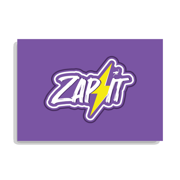 Nostr poster promoting zapping feature with vibrant design on thick matte paper