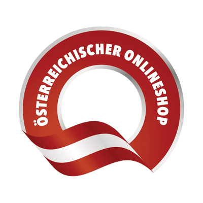 Emblem saying austrian online shop.