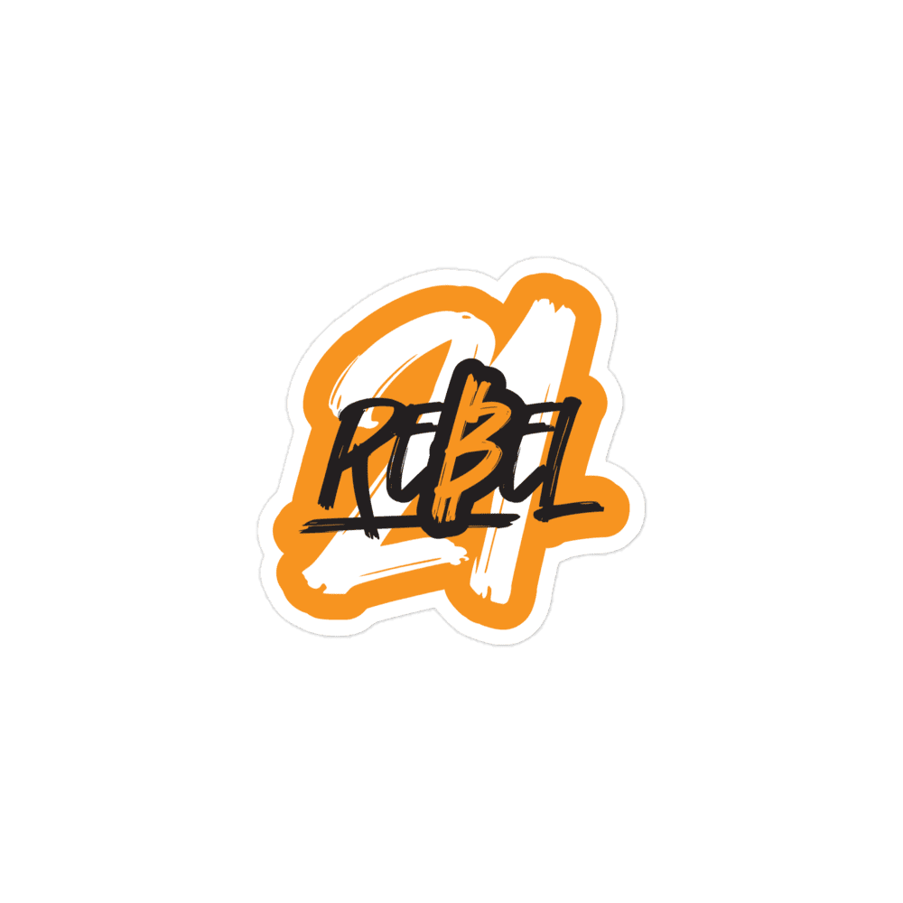 21 Rebel Logo Sticker