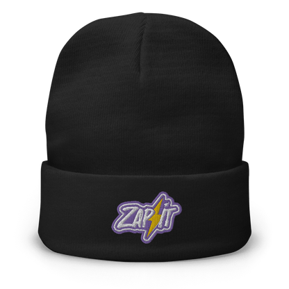 Zap It Embroidered Beanie