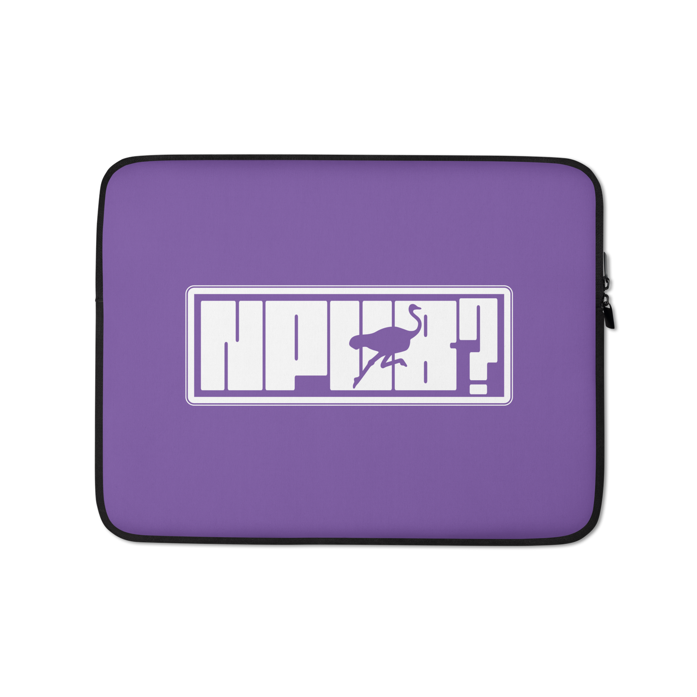 Stylish and protective Nostr laptop sleeve with padded zipper and faux fur lining