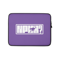 Stylish and protective Nostr laptop sleeve with padded zipper and faux fur lining