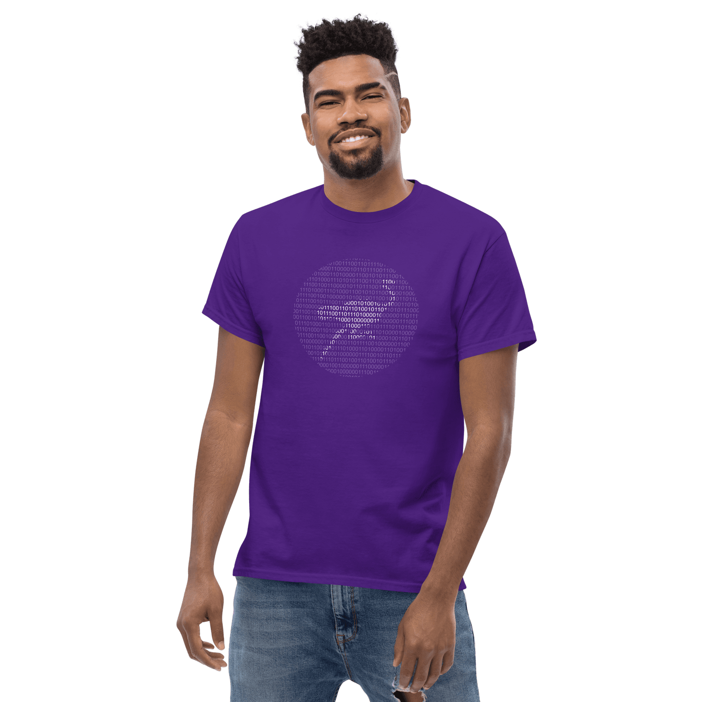 Nostr Binary | Purple Nostr T-Shirt
