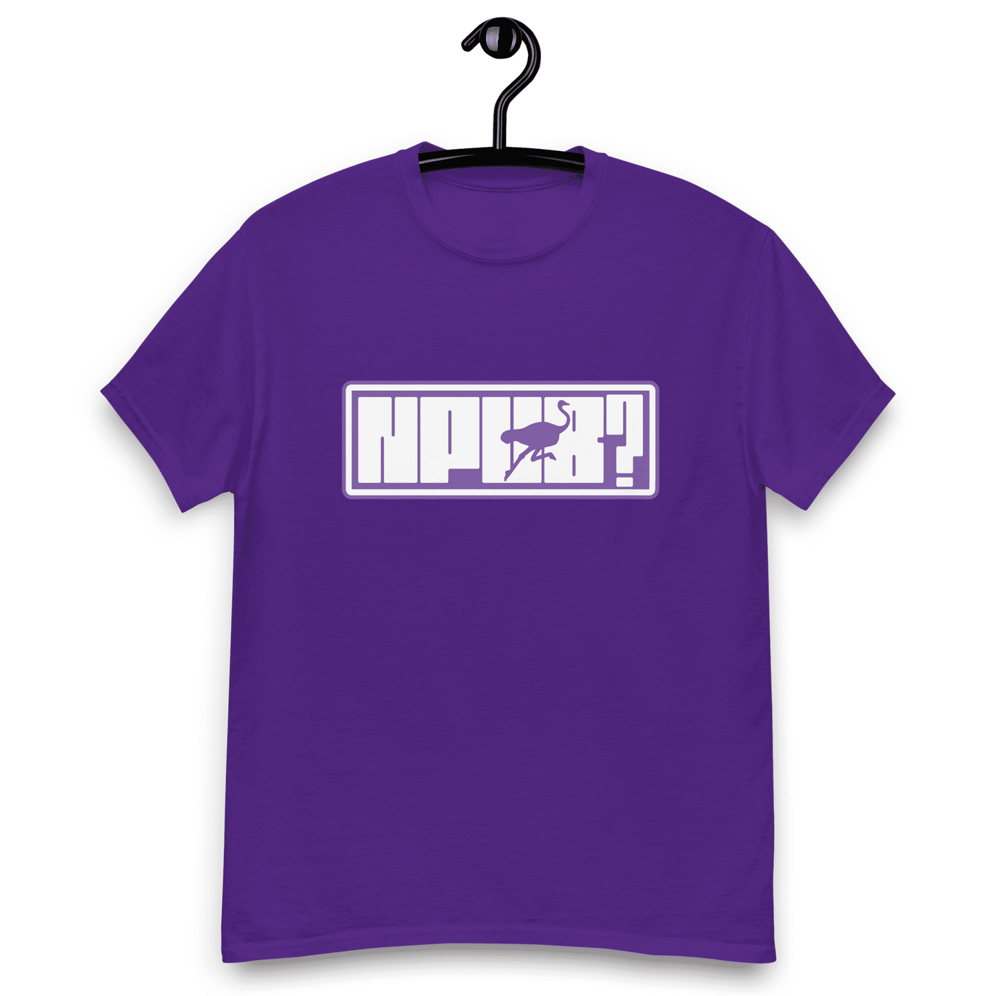 nPub? | Purple Nostr T-Shirt