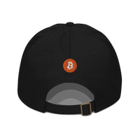 Einundzwanzig organic cotton Bitcoin dad hat with adjustable closure and six-panel design