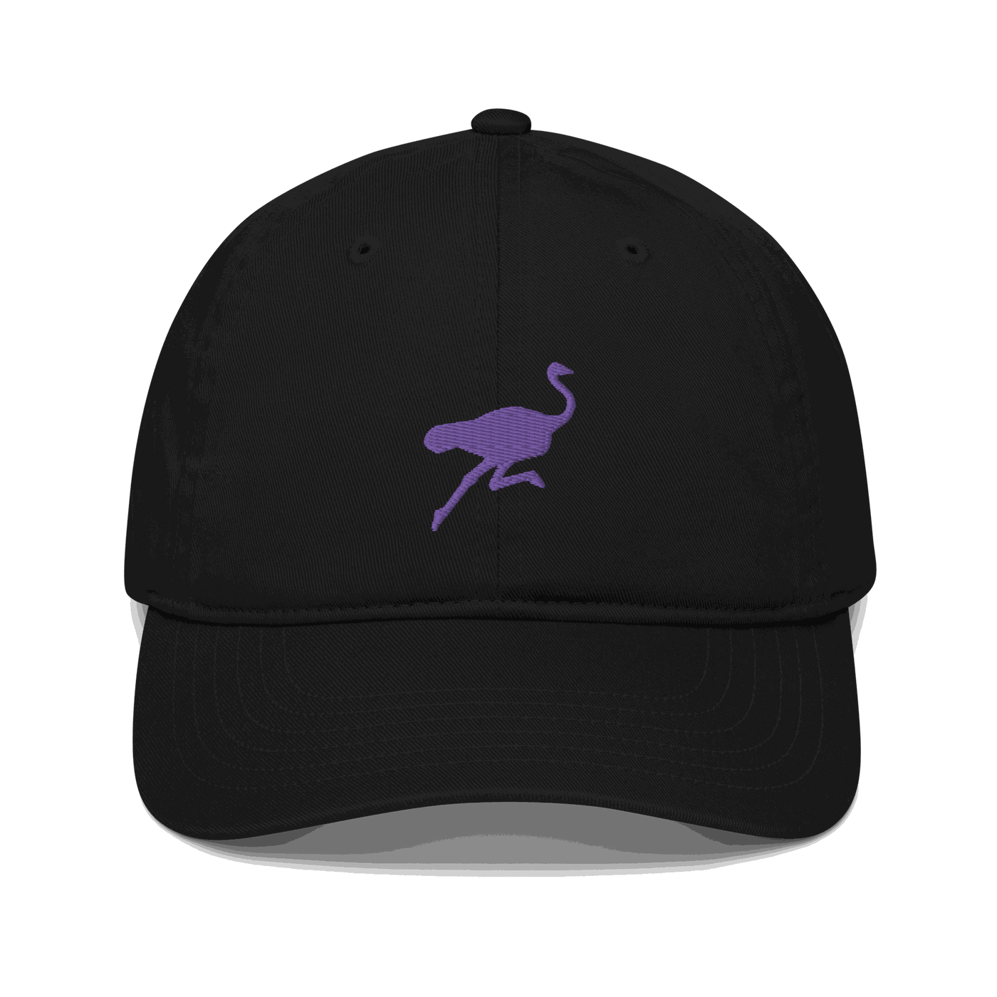 Nostrich Organic Bitcoin dad hat made of 100% organic cotton with adjustable closure and sustainable design