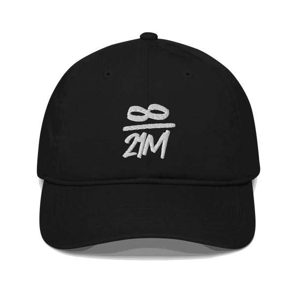 Organic Bitcoin dad hat made of 100% organic cotton with adjustable closure and sustainable design