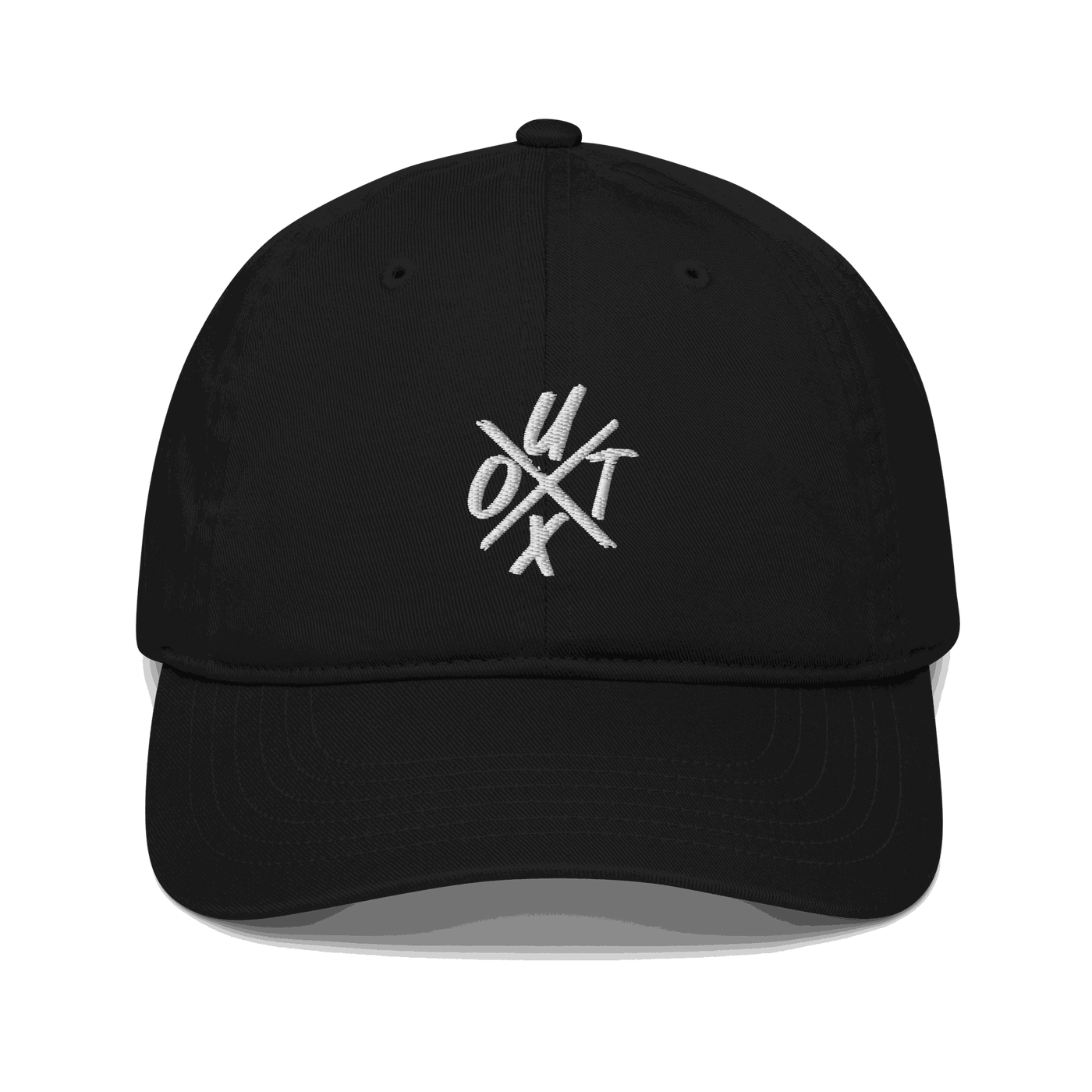 Organic cotton bitcoin dad hat promoting UTXO management for sustainable style