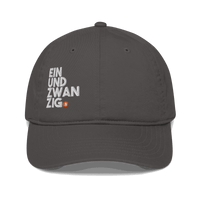 Einundzwanzig organic bitcoin dad hat made of 100% organic cotton with adjustable closure and sustainable design