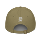 Back view of a jungle colored bitcoin dad hat.