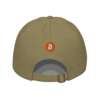 Einundzwanzig organic cotton bitcoin dad hat with adjustable closure and eco-friendly design