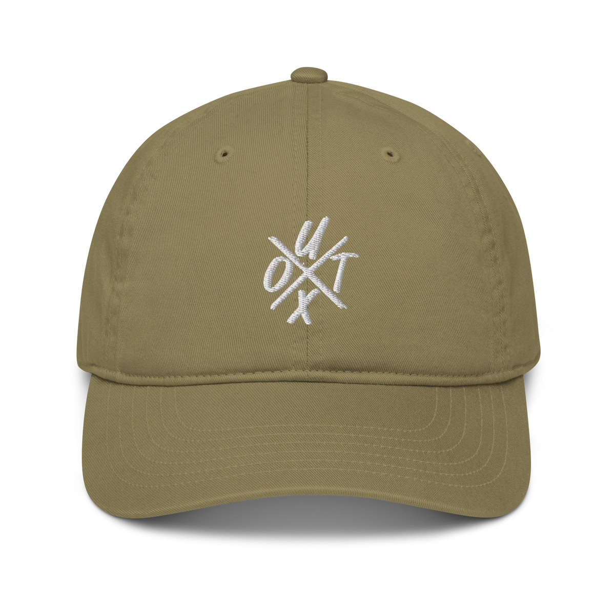 UTXO Bio-Bitcoin-Dad-Cap in Jungle, Vorderansicht.