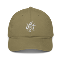 UTXO Bio-Bitcoin-Dad-Cap in Jungle, Vorderansicht.