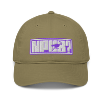 nPub? organic nostr dad hat in Jungle, front view.