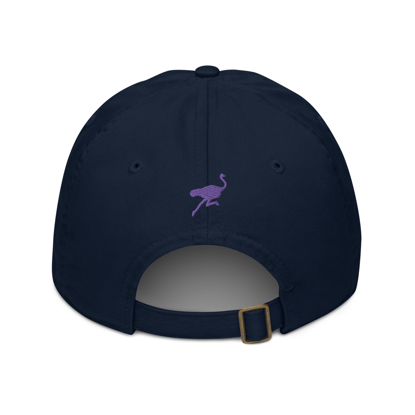 Back view of a pacific blue nostr dad hat.