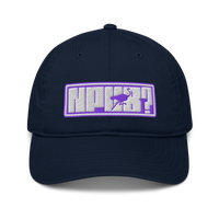 nPub? organic nostr dad hat in Pacific, front view.
