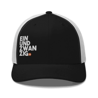 Einundzwanzig Bitcoin trucker cap with mesh back and embroidered logo