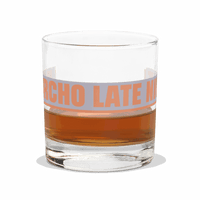 Anarcho Late Night rocks glass for whiskey and cocktails, 10.5 oz capacity, elegant sturdy glass