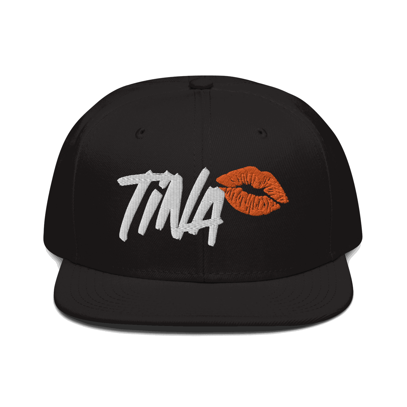 Black structured Bitcoin snapback hat with flat grey under visor and adjustable snap closure